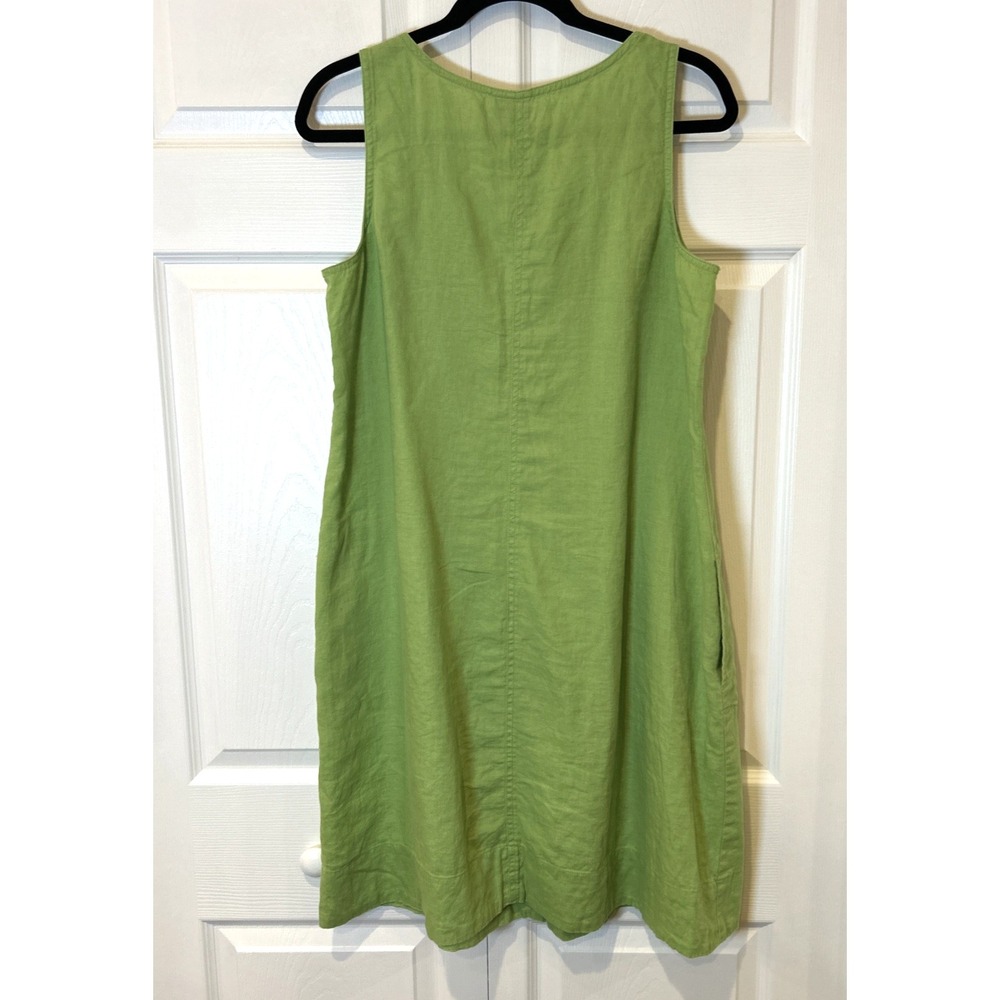 J. Jill Sleeveless Midi Dress in Green - Picture 2 of 8